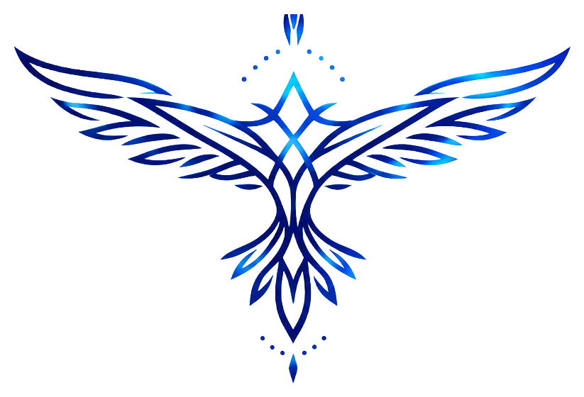 The SOCIA emblem — a stylised bird in flight